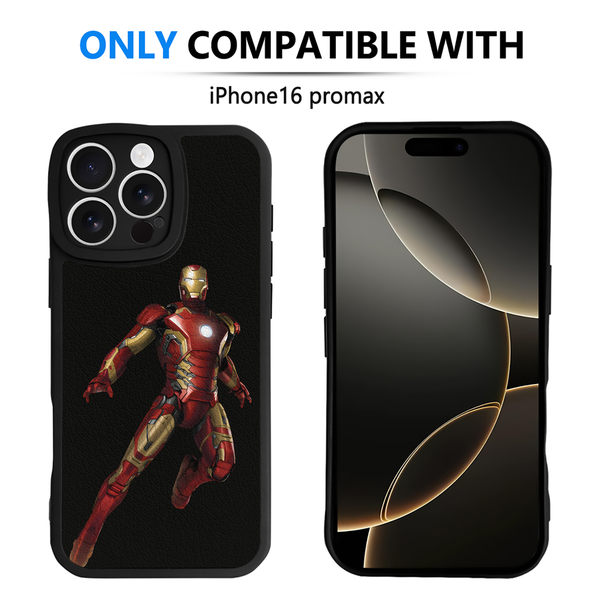（画像用） アベンジャーズ The Avengers 【iPhone 16シリーズ対応】シリコンスマホケース（レザー調） 材質：シリコン